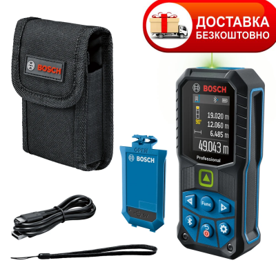 Лазерний далекомір Bosch GLM 50-27 CG Professional + BA 3.7V 1.0Ah A та USB-C (Безкоштовна доставка)