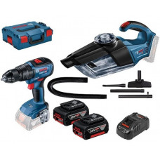 Набір акумуляторних інструментів Bosch GSB 18V-50 + GAS 18V-1 (0615990M44)