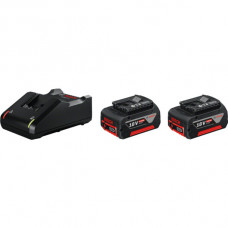 Зарядний пристрій Bosch GAL 18V-40 + 2 акумулятора GBA 18 В 4.0 A * год (1600A019S0)