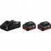 Зарядний пристрій Bosch GAL 18V-40 + 2 акумулятора GBA 18 В 4.0 A * год (1600A019S0)