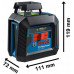 Лазерний нівелір Bosch Professional GLL 2-20 G (0601065000)