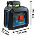 Лазерний нівелір Bosch Professional GLL 2-20 G (0601065000)