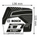 Лазерний нівелір Bosch GCL 2-50 CG + RM 2 (12 V) + стельова кліпса + L-Boxx (0601066H00)