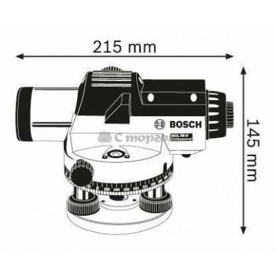 Оптичний нівелір Bosch GOL 26D (0601068000)