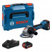 Акумуляторна кутова шліфмашина Bosch GWS 18V-8 (06019N9003)