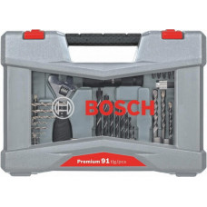 Набір біт і свердел Bosch Premium Set, 91 шт (2608P00235)