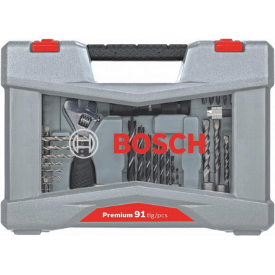 Набір біт і свердел Bosch Premium Set, 91 шт (2608P00235)