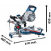 Торцювальна пилка Bosch GCM 8 SJL (0601B19100)