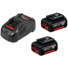 Акумулятор Bosch Li-Ion, 2 x 18 В; 5,0 Ач + 1 x GAL 1880 CV (1600A00B8J)