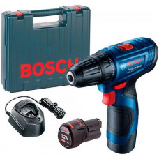 Акумуляторний дриль-шурупокрут Bosch GSR 120-Li з набором біт (06019G8002)