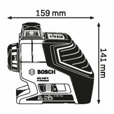 Лазерний нівелір Bosch GLL 3-80 (AA) + кейс (0601063S00)