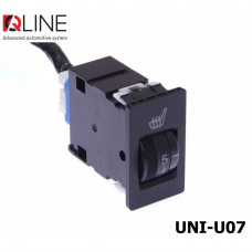 Кнопка підігріва сидінь QLine Fiber UNI-U07