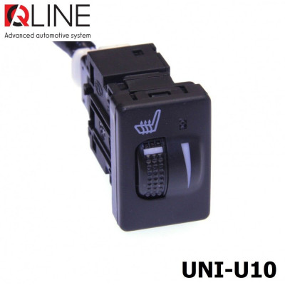 Кнопка підігріва сидінь QLine Fiber UNI-U10