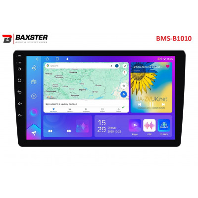 Мультимедійний центр Baxster BMS-B1010 Android 10 IPS 2+32Gb 10"