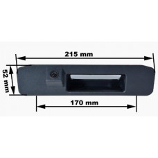 Камера заднього виду Prime-X TR-13W AHD/CVBS Mercedes GL (X166) (12+), A (W176) (12-18), ML (W166) (11-18), CLA (C117) (13-19), GLA (X156) (14-19)