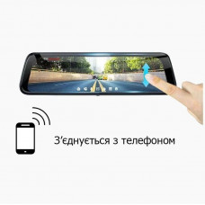 Дзеркало-накладка заднього виду з вбудованим Full HD відеореєстратором Prime-X 209C 4K