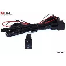 Кнопка підігріва сидінь QLine Fiber TY-U02