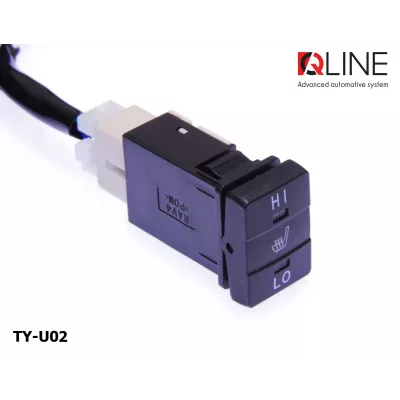 Кнопка підігріва сидінь QLine Fiber TY-U02
