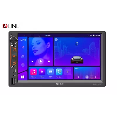 Мультимедіа 2-DIN Qline Dino-1810PRO Android 10 4/64 DSP 4G