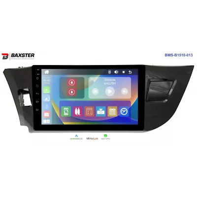 Штатна магнітола Baxster ВМS-B1510-013 TOYOTA Corolla 13-16 глянец
