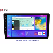 Мультимедійний центр Qline AMR-946v5 Android 13 QLED 4+64Gb 9"