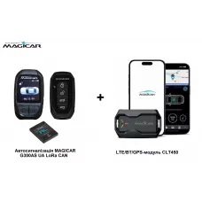 Автосигналізація MAGICAR G300AS UA LoRa CAN+ LTE/BT/GPS-модуль CLT450 Автосигналізація MAGICAR G300AS UA LoRa CAN+ LTE/BT/GPS-модуль CLT450