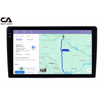 Мультимедіа CraftAudio CraftAudо QMS-108256 Android13 QLED 8+256Gb 10" 2K