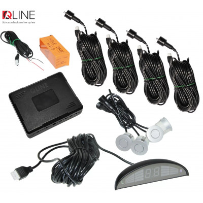 Парктронік Qline ParkSense Smart 4 сірий