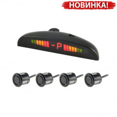 Паркувальний радар на чотири датчики Cyclone SK-4M Black