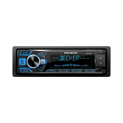 Автомагнітола 1Din DECKER MDR-122 BT DSP Multicolor