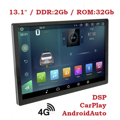 Універсальна штатна магнітола Cyclone C9-005 2/32Gb 4G DSP 13.1”