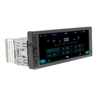 Магнітола 1Din Cyclone MP-5001 6,9” CarPlay AndroidAuto Вluetooth