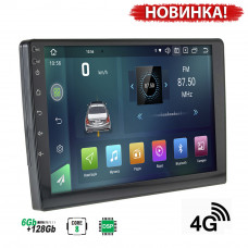 Універсальна штатна магнітола Decker D9-003 6X128 Gb DSP 2K 9”