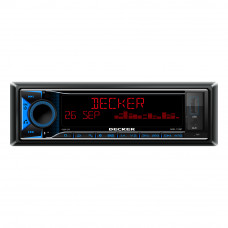 Автомагнітола 1Din Decker MDR-112 Bluetooth Multicolor
