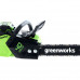 Ланцюгова пила акумуляторна Greenworks GD40CS18