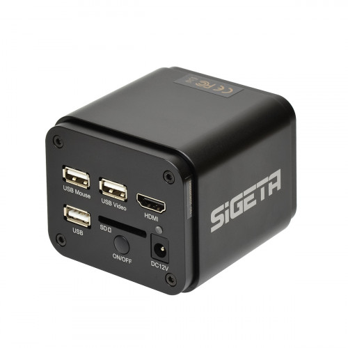 Камера для мікроскопа SIGETA MCAM4K-PRO + екран Displayer HD Touch 13.3" HDMI + Безкоштовна доставка