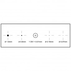 Калібрувальна лінійка SIGETA Slide-2 XY 0.01мм