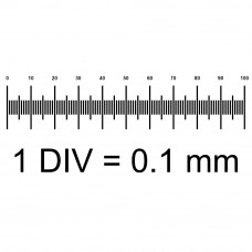 Калібрувальна лінійка SIGETA Slide-7 X 0.01мм, 0.1мм