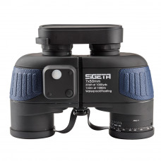 Бінокль SIGETA Admiral 7x50 Blue floating/compass/reticle морський