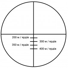 Оптичний приціл KONUS FIGHTER 4-12x40 AO (з кільцями) + Безкоштовна доставка