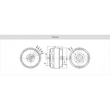 Мотор T-Motor U7 KV490 3-8S 1180W для мультикоптерів