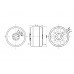 Мотор T-Motor U11 KV120 6-12S 4000W для мультикоптерів