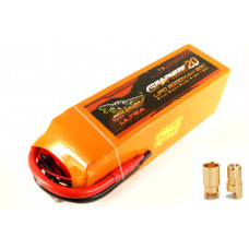 Акумулятор для радіокерованої моделі Dinogy G2.0 Li-Pol 5000 мАг 22.2 В 6S Bullet 6mm 80C
