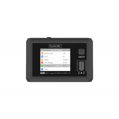 Зарядний пристрій ToolKitRC M7AC 100W/300W з блоком живлення