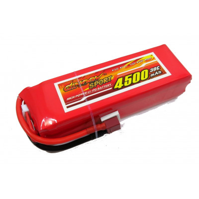 Акумулятор для радіокерованої моделі Dinogy Li-Pol 4500mAh 14.8V 4S 30C T-Plug