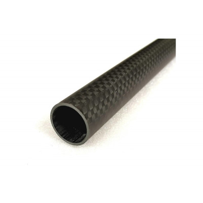 Трубка карбонова Sunlike 16x14x1000мм (3K Plain Matte)