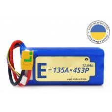 Акумуляторна батарея для дрона 4S3P Energy Life 12600мАч Moliсel 21700-P42A Li-Ion 10AWG XT90S-F