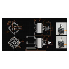 Мотор Dualsky GA8000.9 KV140 8000W для літаків