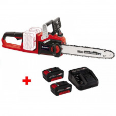 Акція! Набір Пила ланцюгова безщіткова Einhell GE-LC 36/35 Li-Solo Kit 2х3.0 Ah (4501780K2)