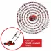 Газонокосарка акумуляторна Einhell GE-CM 36/48 Li M, 36В, 48 см, 30-75 мм (3413054)